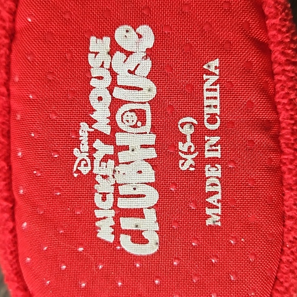 Disney Mickey Mouse Clubhouse Toddler Slippers Size 5/6 - Picture 5 of 8